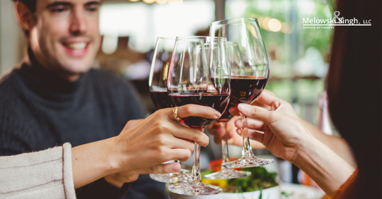 drinking wine cheers holidays red wine