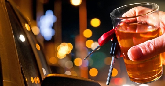drunk driver outside of parked car