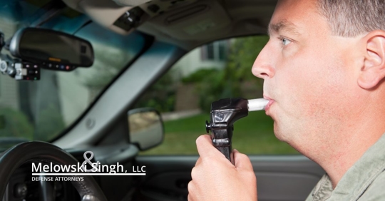 Ignition interlock breathalyzer
